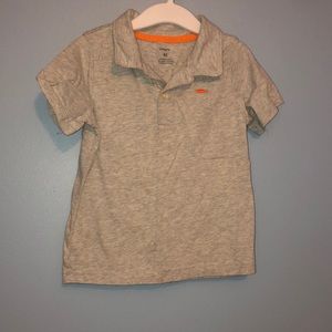 Carters Grey Collared Tee